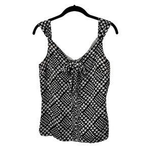 White House Black Market Sleeveless Blouse Size 4